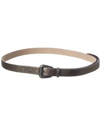 Brunello Cucinelli Leather Belt In Brown