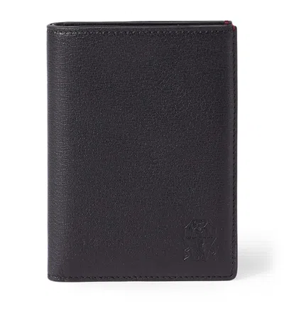 Brunello Cucinelli Leather Bifold Card Holder