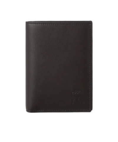 Brunello Cucinelli Leather Bifold Wallet In Black