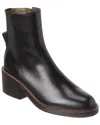 Brunello Cucinelli Leather Bootie In Black