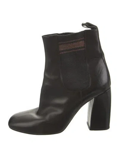 Pre-owned Brunello Cucinelli Leather Boots In Black