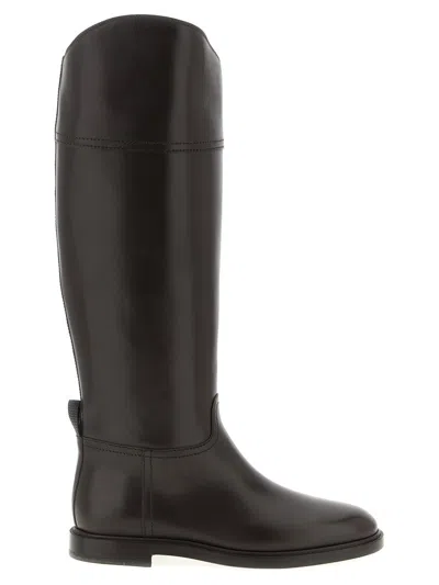 BRUNELLO CUCINELLI BRUNELLO CUCINELLI LEATHER BOOTS MONILE