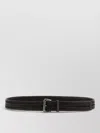 Brunello Cucinelli 'shiny Loop' Belt In Brown