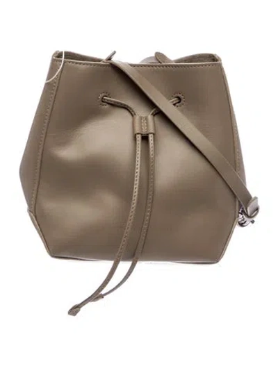 Pre-owned Brunello Cucinelli Leather Bucket Bag In Brown