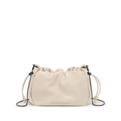 BRUNELLO CUCINELLI LEATHER BUCKET BAGS