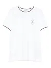 Brunello Cucinelli Cotton Jersey T-shirt With Logo In White
