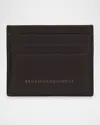 BRUNELLO CUCINELLI LEATHER CARD CASE
