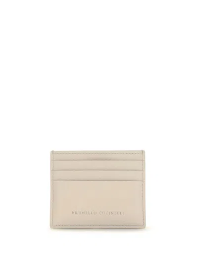BRUNELLO CUCINELLI LEATHER CARD HOLDER