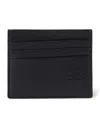 Brunello Cucinelli Leather Card Holder In Black