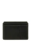 Brunello Cucinelli Leather Cardholder Wallets And Card Holders Black In Black