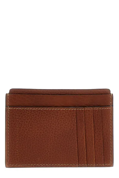 BRUNELLO CUCINELLI BRUNELLO CUCINELLI LEATHER CARDHOLDER