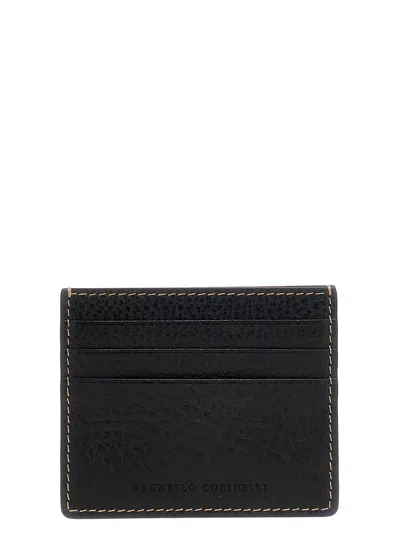 BRUNELLO CUCINELLI BRUNELLO CUCINELLI LEATHER CARDHOLDER
