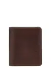 Brunello Cucinelli Leather Cardholder Wallets And Card Holders Bordeaux In Red