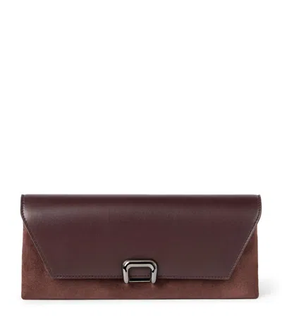 BRUNELLO CUCINELLI LEATHER CLUTCH BAG