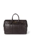 Brunello Cucinelli Men Country Leather Bag With Texture Grain