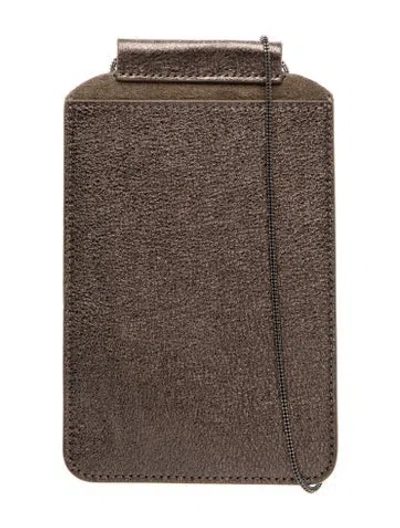 Pre-owned Brunello Cucinelli Leather Crossbody Bag In Brown