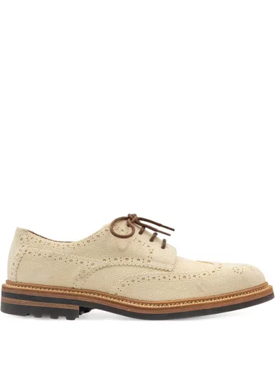 Brunello Cucinelli Leather Derby Shoes