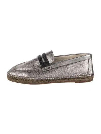 Pre-owned Brunello Cucinelli Leather Espadrilles