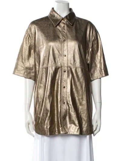 Pre-owned Brunello Cucinelli Leather Evening Jacket