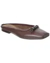 Brunello Cucinelli Leather Flat In Animal Print