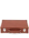Brunello Cucinelli Leather Glasses Case In Brown