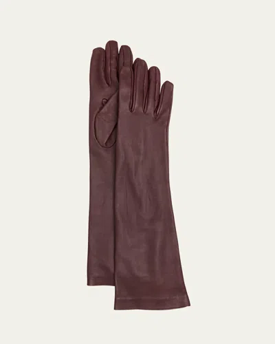 Brunello Cucinelli Leather Gloves In Brown