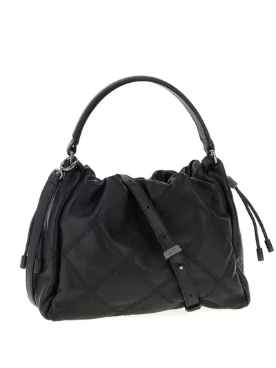 BRUNELLO CUCINELLI BRUNELLO CUCINELLI LEATHER HANDBAG