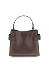 Brunello Cucinelli Leather Handbag In Burgundy