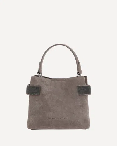 Brunello Cucinelli Leather Handbag In Brown