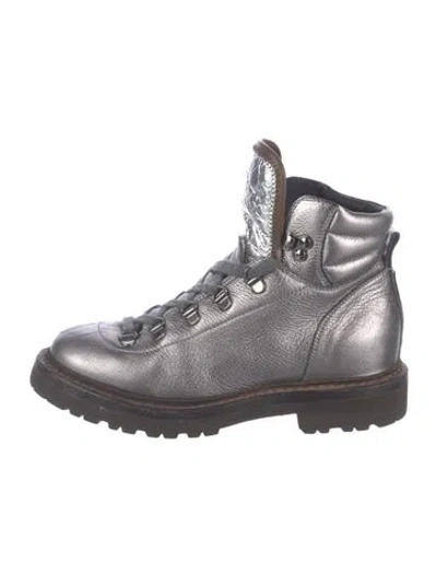Pre-owned Brunello Cucinelli Leather Hiking Boots