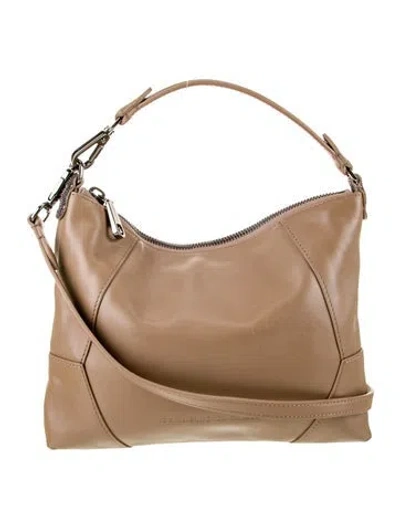 Pre-owned Brunello Cucinelli Leather Hobo In Neutral