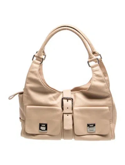 Pre-owned Brunello Cucinelli Leather Hobo In Neutrals