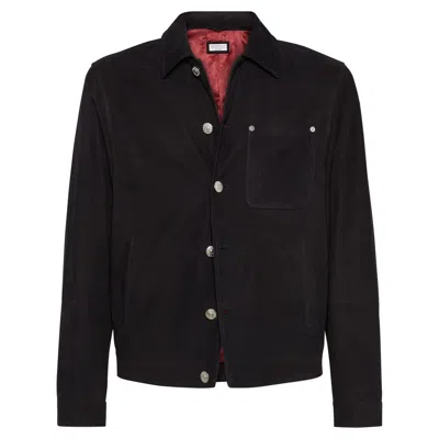BRUNELLO CUCINELLI LEATHER JACKETS