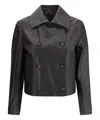 Brunello Cucinelli Leather Jacket In Brown