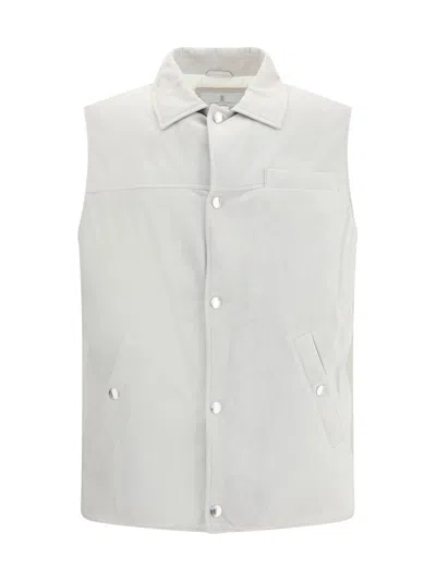 BRUNELLO CUCINELLI BRUNELLO CUCINELLI LEATHER JACKETS