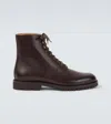 Brunello Cucinelli Leather Lace-up Boots