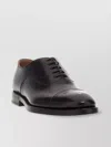 Brunello Cucinelli Leather Lace-up Shoes Cap Toe In C8455 Dark Brown
