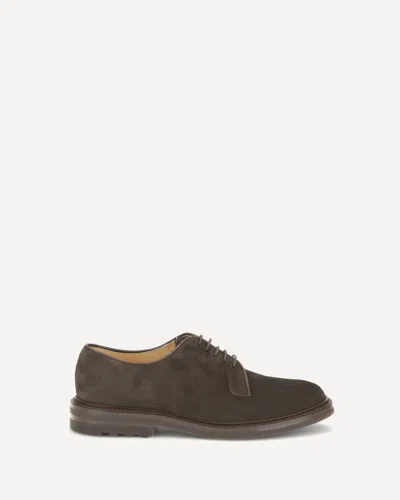 Brunello Cucinelli Leather Lace-ups In Brown