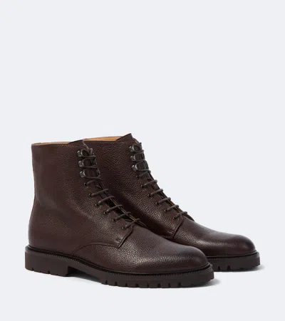 Brunello Cucinelli Round-toe Ankle Boots In Black