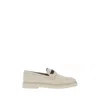 Brunello Cucinelli Beaded Strap Loafers Block Sole