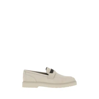 BRUNELLO CUCINELLI LEATHER LOAFERS