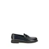 Brunello Cucinelli Leather Loafers In Blue