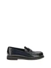 Brunello Cucinelli Leather Loafers In Blue