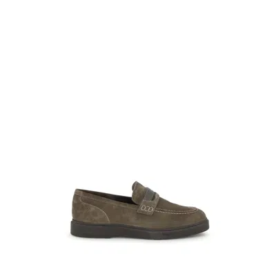 Brunello Cucinelli Leather Loafers