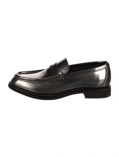 Pre-owned Brunello Cucinelli Leather Loafers In Black