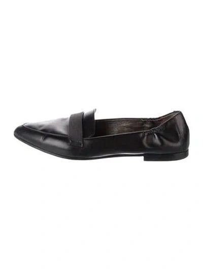 Pre-owned Brunello Cucinelli Leather Loafers In Black