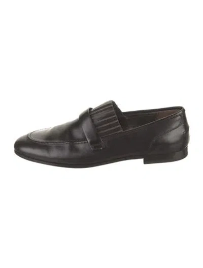 Pre-owned Brunello Cucinelli Leather Loafers In Black