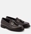 Brunello Cucinelli Leather Loafers In Black