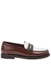 Brunello Cucinelli Leather Loafers In Brown