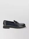 Brunello Cucinelli Leather Loafers In Blue